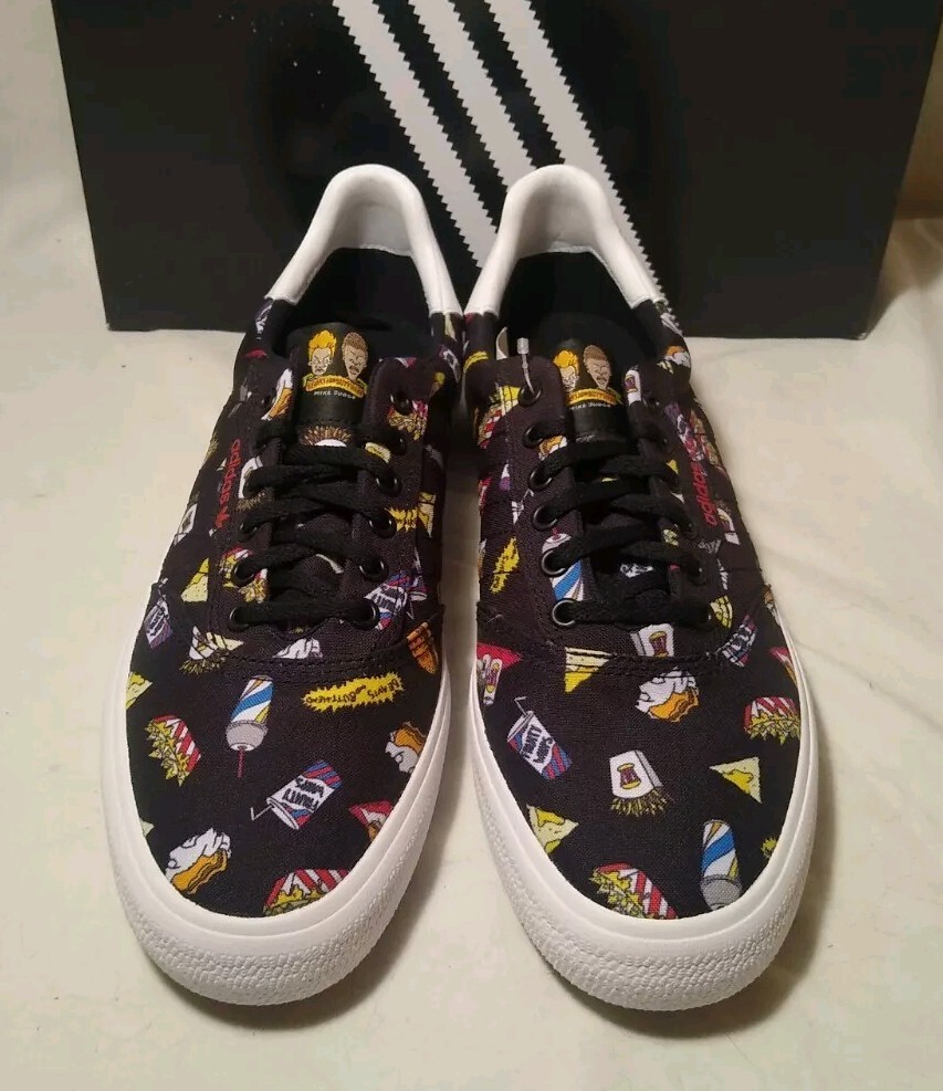 M-11 - adidas 3MC x Beavis & Butthead Black Canvas Multicolor NWB! BD7861 2018 image 5