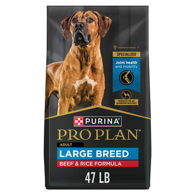   Dog Food with Probiotics for Dogs, Beef and Rice Formula, 47 lb Bag