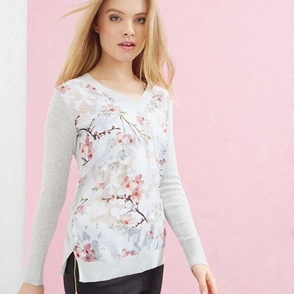 Ted Baker London Crimsie Cherry Blossom Oriental Sakura Flower