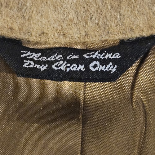 Bill Blass Camel Hair Jacket Mens 44R Tan 2 Button Suit Coat Blazer Read - Picture 10 of 14