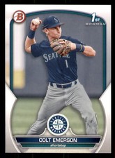 Colt Emerson 2023 Bowman Draft #BD-42 Seattle Mariners
