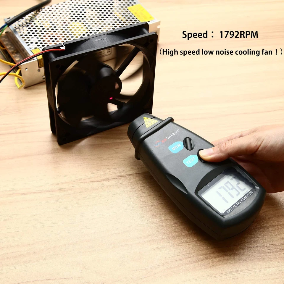 Strong Quiet 12025 Fan 120x120x25mm 12cm 120mm Computer Case Fan DC 12V Cooli... - Image 3 of 4