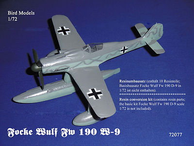 Focke Wulf Fw 190 W-9 1/72 Bird Models Resin Conversion Kit / Resin Conversion