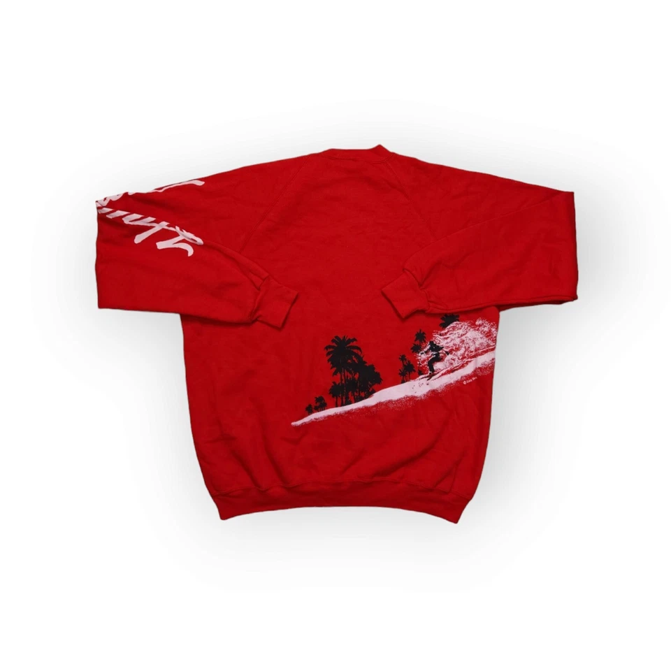 Винтажная гавайская толстовка 80-х для серфинга серфинга лыж мужская размер XL - Изображение 2 из 4