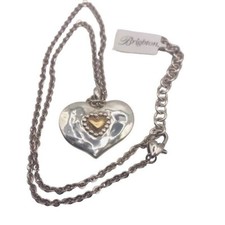 Brighton Marci Heart short necklace NWT  love beyond words
