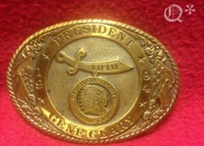1990s Buckle Belt President Gene Geary