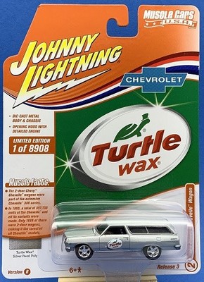 Chevy Chevelle Waon Turtle wax Limitiert 8908 Stück JOHNNY LIGHTNING  1:64 NEU