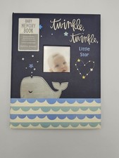 C.R. Gibson Twinkle Twinkle Little Star Blue Baby Memory Book Boys 48 Pages