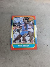 1986-87 Fleer - Eddie Johnson #51 (RC) Sacramento Kings 