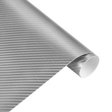 Premium 4d Gloss Silver Carbon Fiber Vinyl Film Wrap Bubble Free Air Release Premium 4d Gloss Silver Carbon Fiber Vinyl Film Wrap Bubble Free Air Release