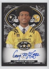 2018 Leaf Metal US Army All-American Bowl Black /15 Cameron McGrone Auto 8d2