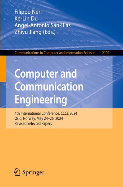 Computer And Communication Engineering Filippo Neri (U. A.) Taschenbuch X 2024-image