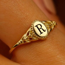 Name Initial Constellation Simple Ring Person...