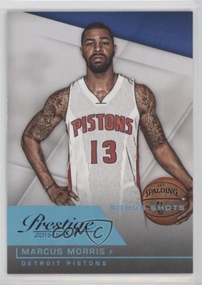 2015-16 Panini Prestige Bonus Shots Blue 41/99 Marcus Morris #140 9bg