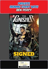 PUNISHER RED BAND #1 CHECCHETTO RAW BEN PERCY PRIVATE SIGNING W/COA PRESALE NM
