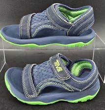 Teva Psyclone XLT Sandals Little Kids Sz 9 Blue Green Summer Water Beach Shoes