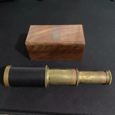 Vintage Marine Spyglass - Antique Brass Nautical Pirate Telescope