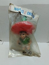 De colección RARO FÚTBOL MUNDIAL MÉXICO 70 MASCOTA JUANITO PLÁSTICO INFLADO 11" DIFÍCIL DE ENCONTRAR