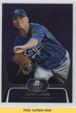 2012 Bowman Platinum Prospects Retail Purple Refractor John Lamb #BPP63 READ 0x1