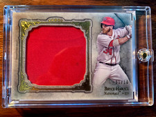 2013 TOPPS FIVE STAR JUMBO RELIC CARD OF BRYCE HARPER #01/10 MADE