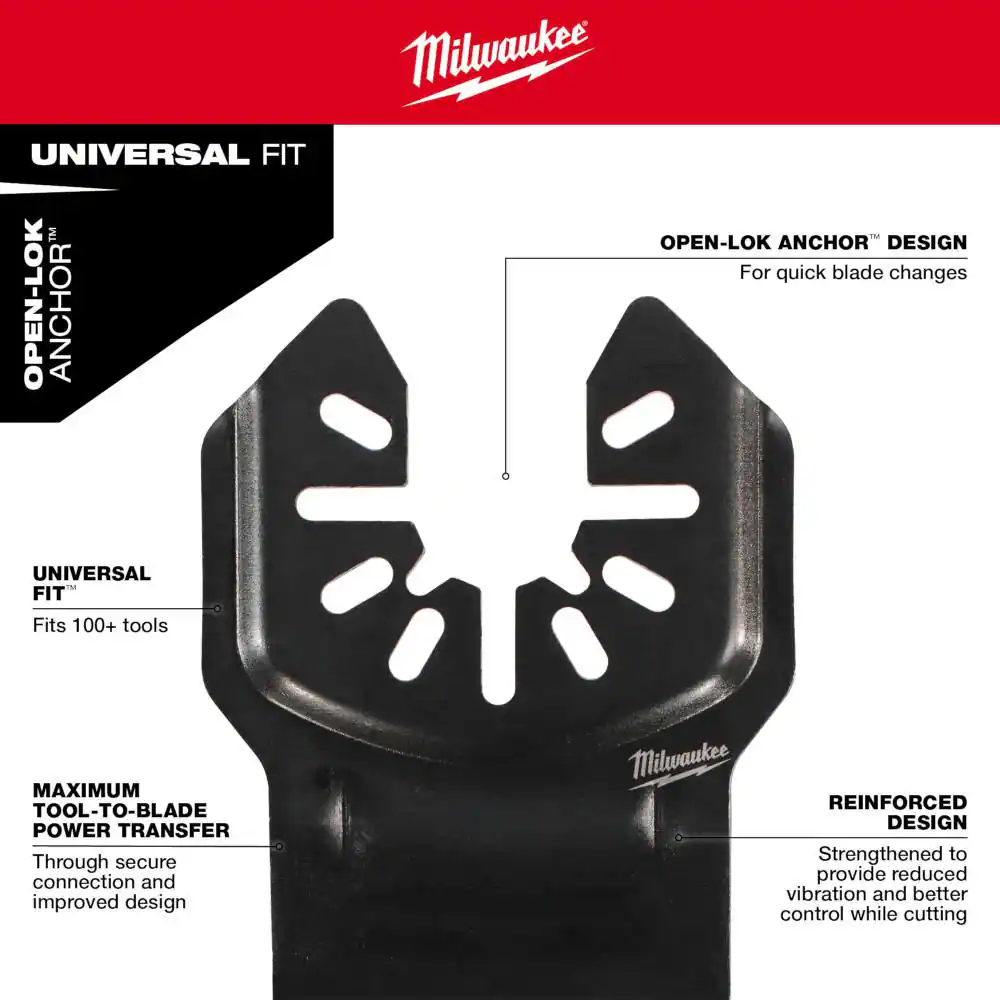 10-Pack Oscillating Multi-Tool Blades with 2 Durable Nitrus Carbide Blades