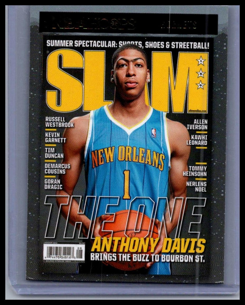 2020-21 Hoops #15 Anthony Davis Slam Holo