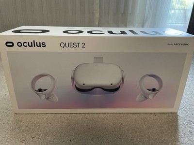 Oculus Quest 2 eigenständiges VR-Headset weiß mit 2 Controllern & Tragekoffer