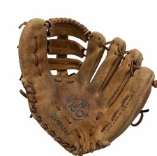 Vintage Bristol 150 Baseball Glove Top Grain Cowhide Natural Pocket RHT