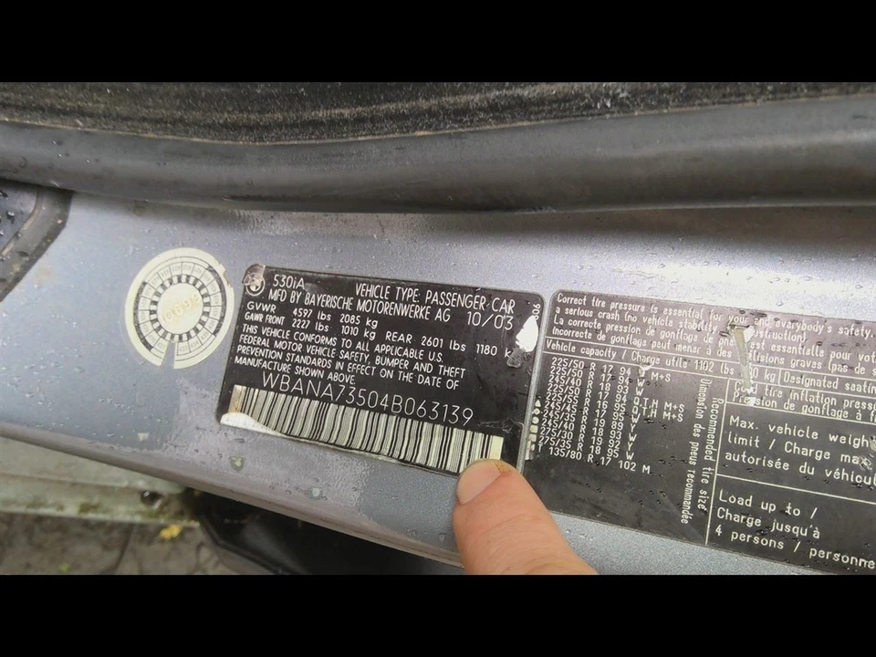 Passenger Right Caliper Front Excluding Xi Fits 04-07 BMW 525i 27450 - Image 4 of 4