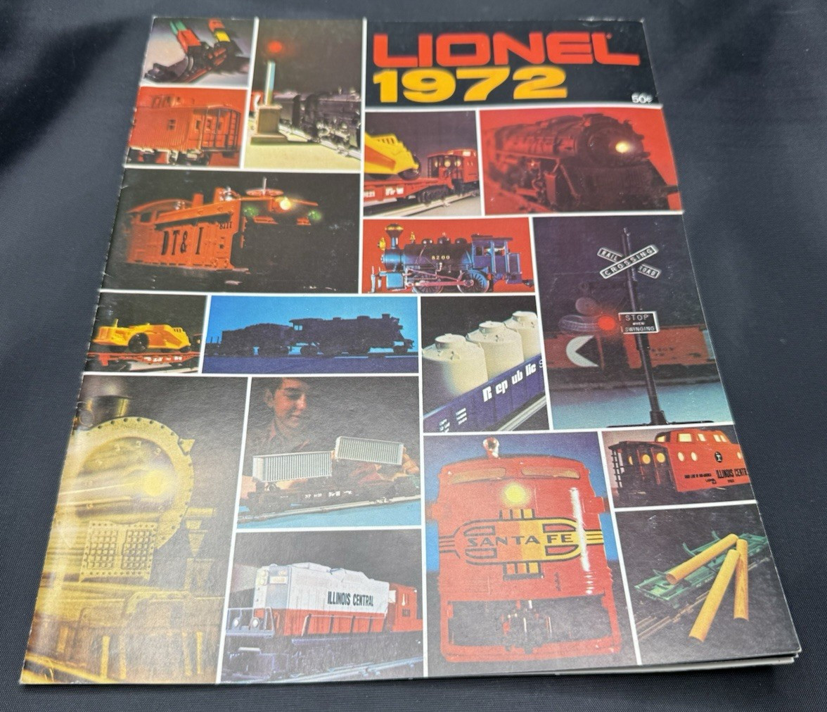 1972   Lionel  Model Train  Catalog Brochure  Original   Vintage