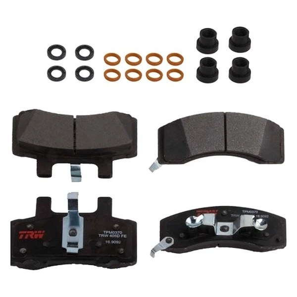 For GMC Savana 3500 1996-2000 TRW TPM0370 Semi-Metallic Front Disc Brake Pads Foto 2 de 2