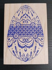 Easter Rubber Stamp ALL NIGHT MEDIA Fabulous Egg 966H Made in the USA