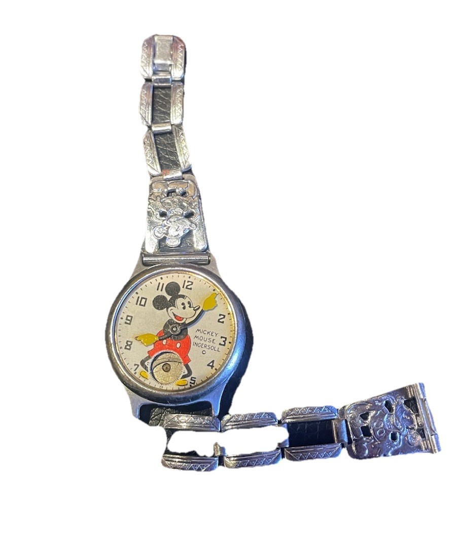 1933 Mickey Mouse Ingersoll Original Watch With Disney Case