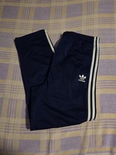 Vintage Adidas Sweatpants Snap Button Tearaway Mens Three Stripes Athletic 90s