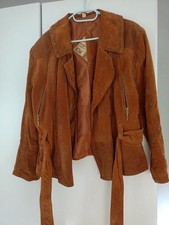 Lederjacke Bikerjacke Vintage Retro Echtleder...