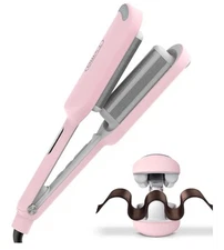 Curling Iron Hair Crimper Waver-TYMO ROVY Beach Waves Curling Wand,Ionic-Sealed