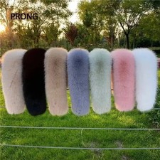 Women Faux Fur Collar Shawl Furry Fur Collar For Winter Coat Hood Fur Decor
