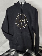 Men's Black UCF Knights Basketball Icon Club Fleece Pullover Hoodie Size Large