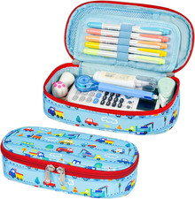 Pencil Case for Boys - Cute Pencil Cases for Kids Pencil Pouch Organizer for Stu