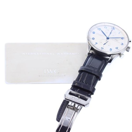 IWC Portugieser IW371446 41mm SS Silver Dial Automatic Watch #...