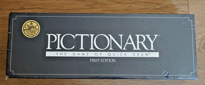 PICTIONARY THE GAME OF QUICK DRAW FIRST EDITION 1985 NEW SEALED