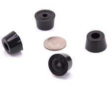 5/8  x 3/8  D X H Rubber Feet for Heathkit  Eico Electronics Test Equipment