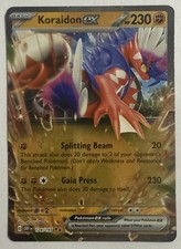 Koraidon ex 124/197 SV03: Obsidian Flames Holo Pokemon TCG Double Rare Card