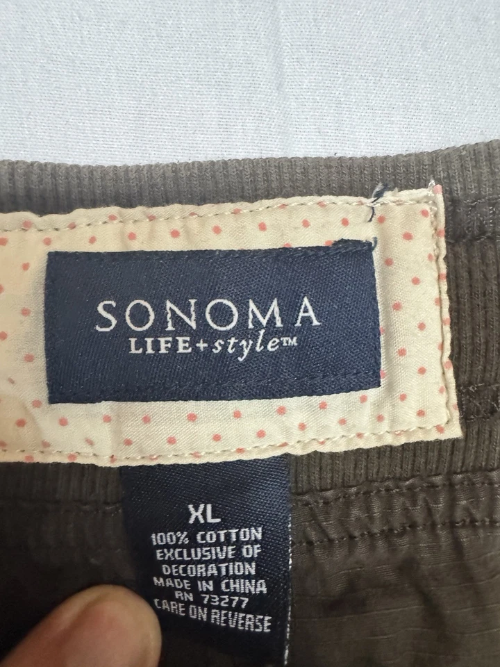 Sonoma Life + Estilo Marrón Utilitario Exterior Rip Stop Skort Mujer XL Foto 4 de 4