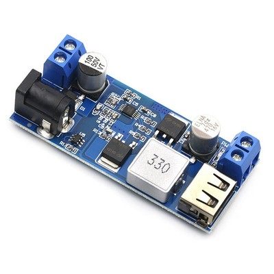 Advanced DCDC Converter 24V to 5V 5A Step Down Module with USB Charging