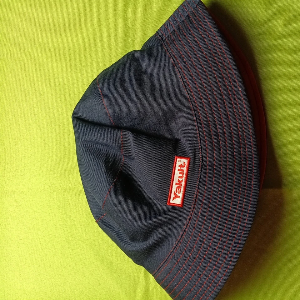 Los Angeles LA Angels Stadium Yakult Exclusive Reversible Bucket Hat Cap - Image 4 of 4