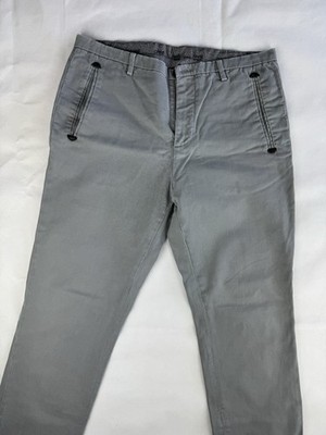 Just Cavalli Herren Chino Hose grau Gr. 48 Baumwolle/Elasthan Twill RV