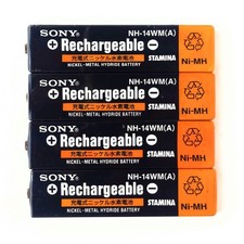 Sony Walkman Original Gumstick Battery Ni-MH NH-14WM 1.2V NiMH Lot x4