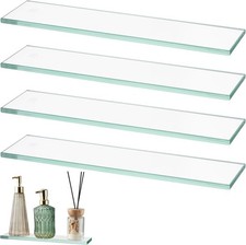 4 Pcs Medicine Cabinet Shelves Replacement 13"Bathroom Shelf Medicine Shelves