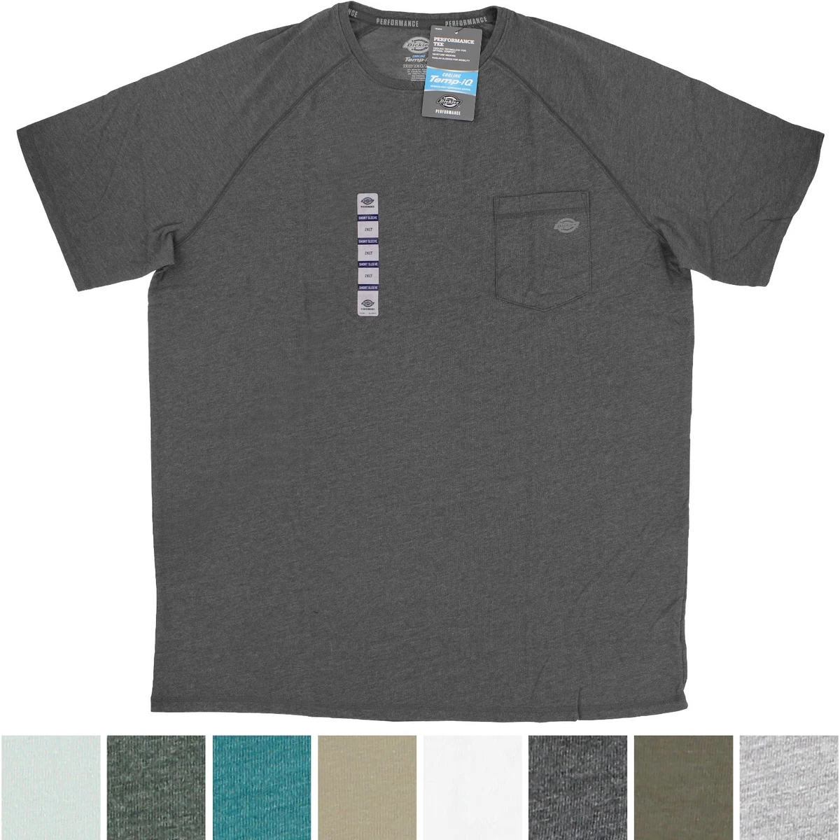 DICKIES Mens T-Shirt Top XL Grey CR05
